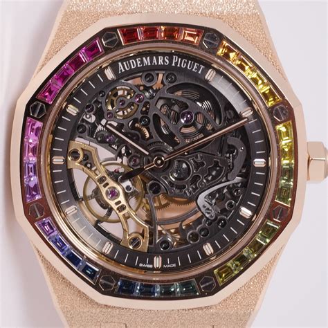 audemars piguet skeleton frosted.